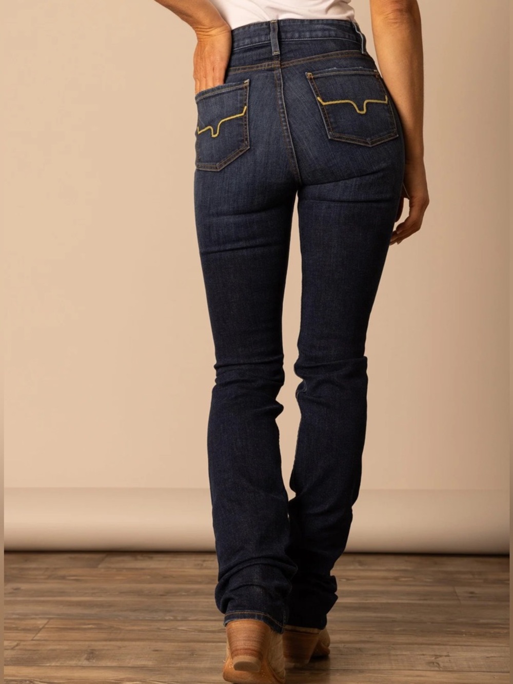 Kimes Ranch Sarah Dark wash high-rise slim Boot-Cut Women's Jeans